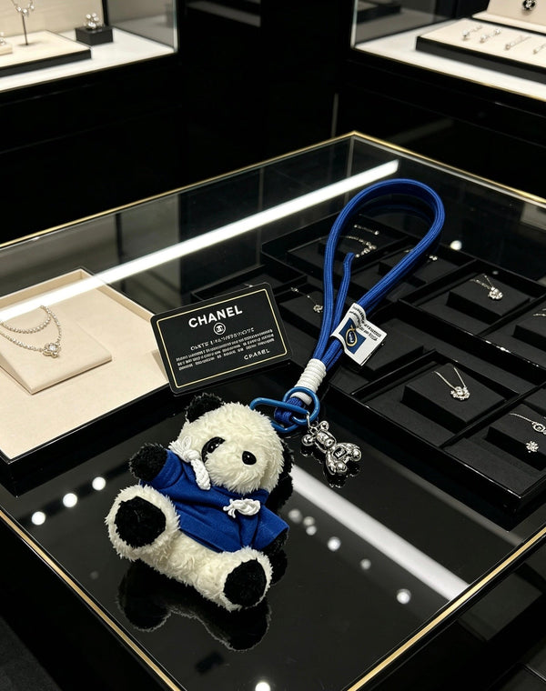 CC White Blue Bear Charm