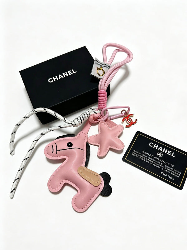 CC Pink Star And Horse Charm