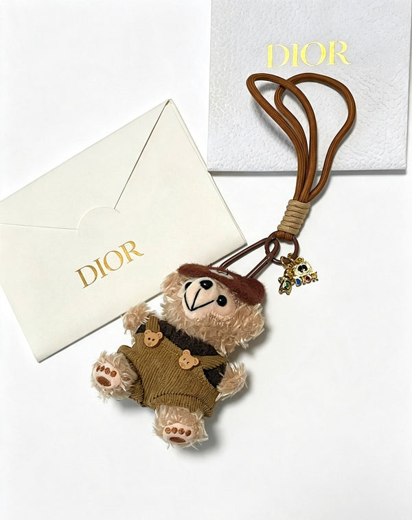 CD Wool Brown Bear Charm
