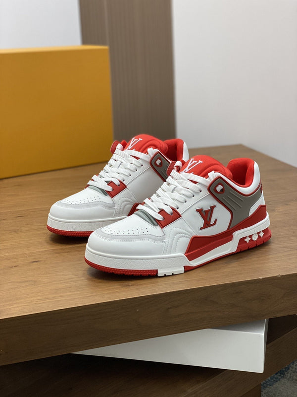 LV TRAINER RED WHITE SNEAKER
