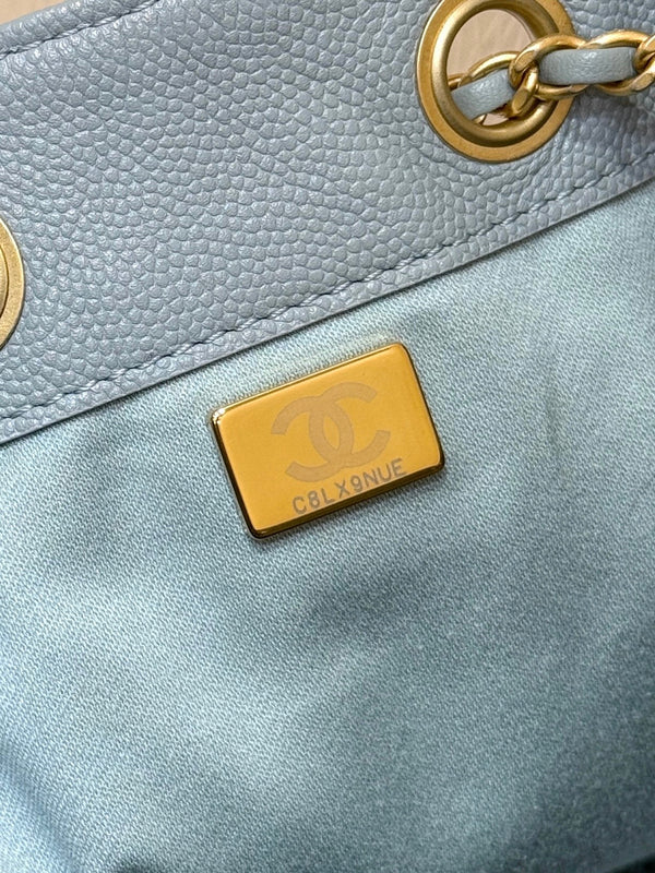 CC 25S Hobo Bag 30 Haze Blue Calfskin
