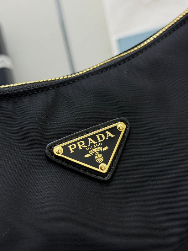 Pra Explorer Bag 32cm Black Nylon and Calfskin 267408