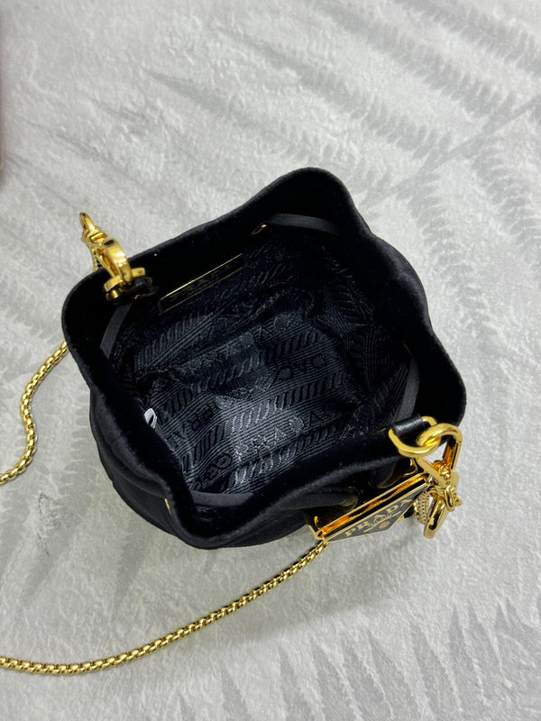 Pra Velvet Mini Bucket Black 267272