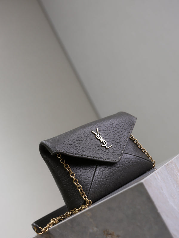 Cassandre Mini Bag 19cm Chocolate Lambskin GHW