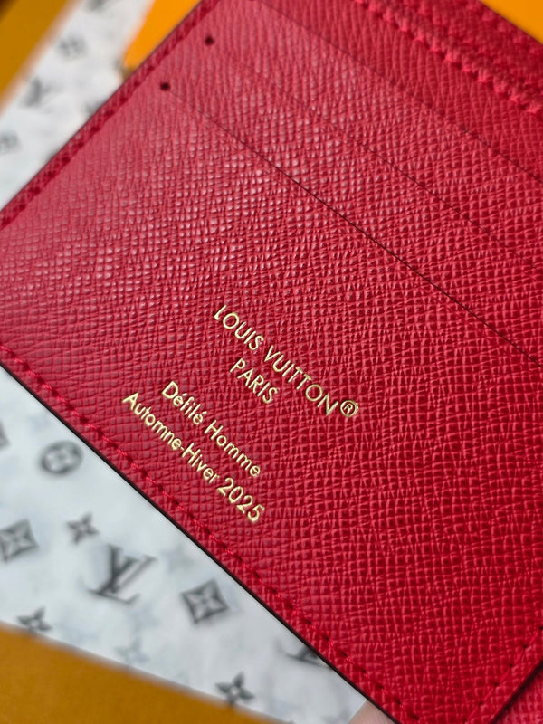LV Collaboration Short Wallet Brown PVC Fabric with Leather 274752