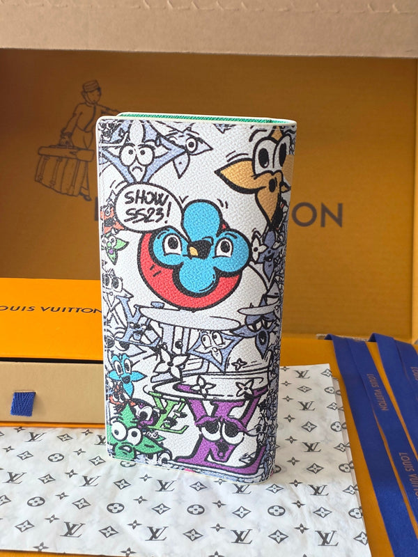 LV Brazza 19 White Colorfull Monogram 274894