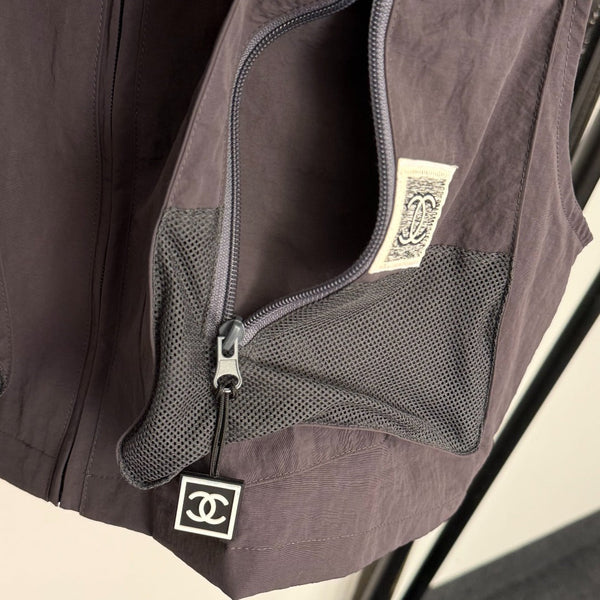 Chanel Sleeveless Hooded Workwear Vest