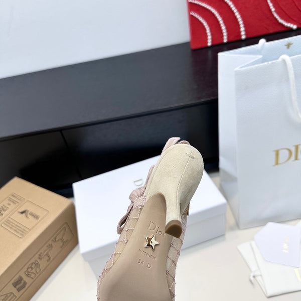 Dior J'Adior Slingback High-Heel 65 Pink in Sheepskin 598142