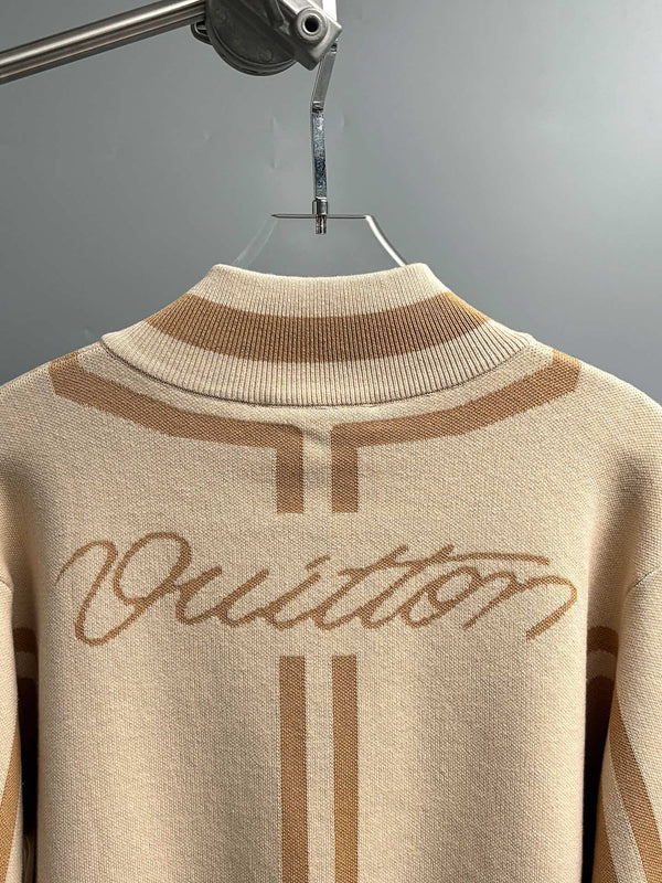 LV 26 Men's Intarsia Knit Jacket 493095