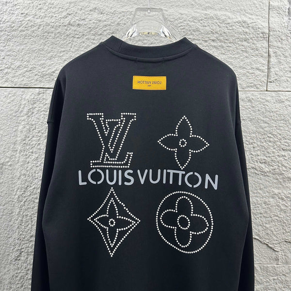LV Long-Sleeve Crew Neck Sweatshirt 492255