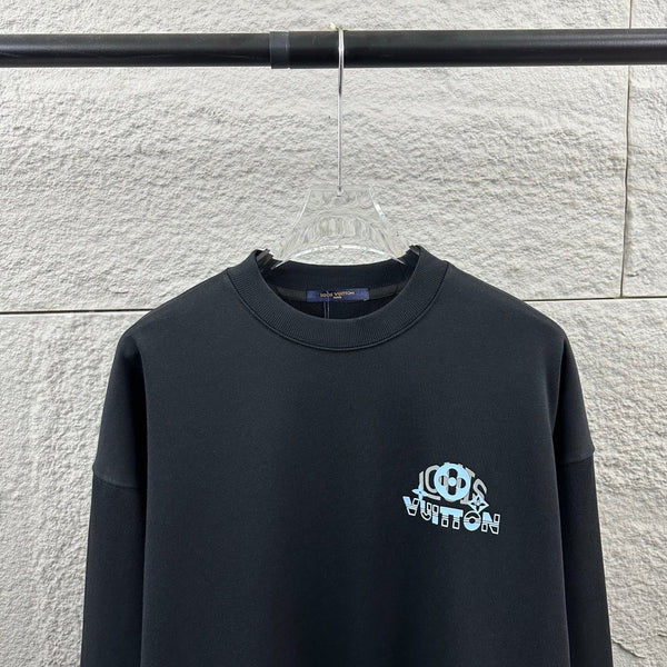 LV Long-Sleeve Crew Neck Sweatshirt 492247