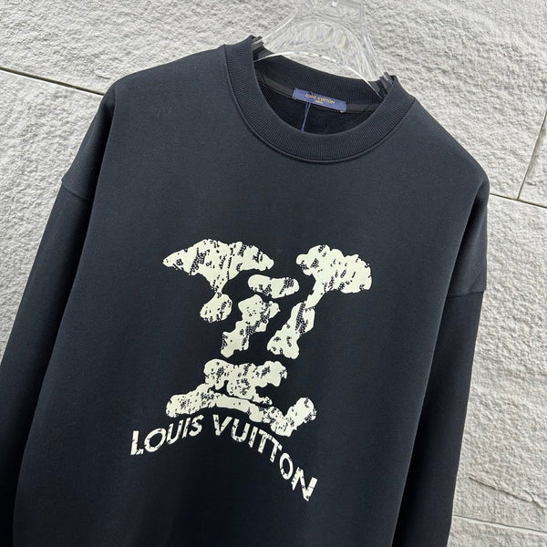 LV Long-Sleeve Crew Neck Sweatshirt 492239