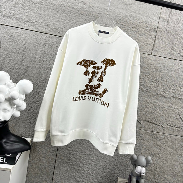 LV Long-Sleeve Crew Neck Sweatshirt 492237