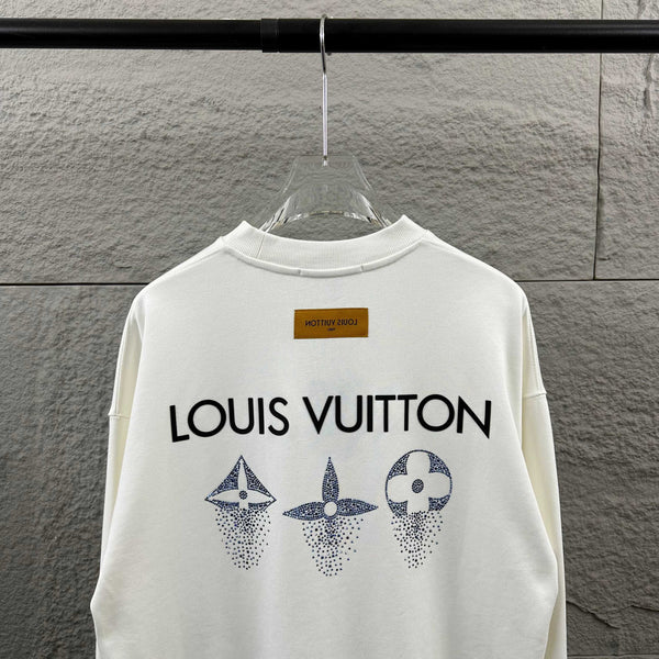 LV Long-Sleeve Crew Neck Sweatshirt 492227