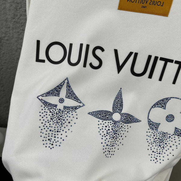 LV Long-Sleeve Crew Neck Sweatshirt 492227