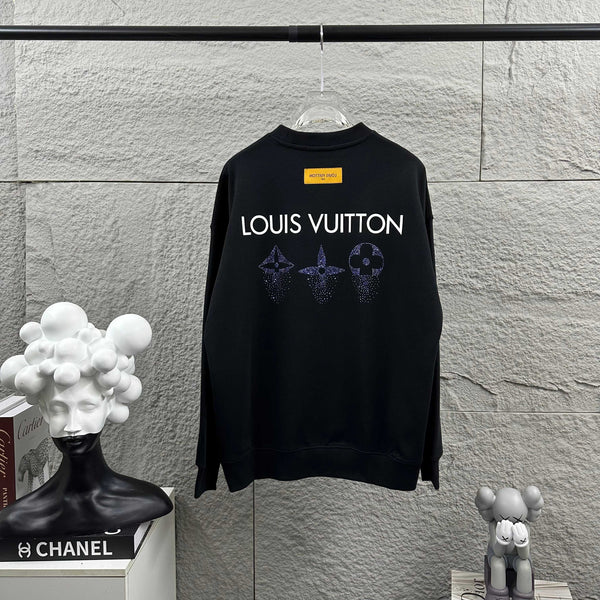 LV Long-Sleeve Crew Neck Sweatshirt 492225