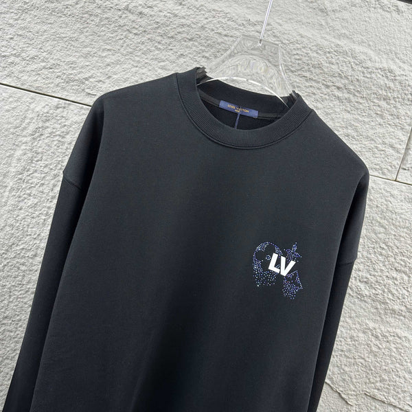 LV Long-Sleeve Crew Neck Sweatshirt 492225