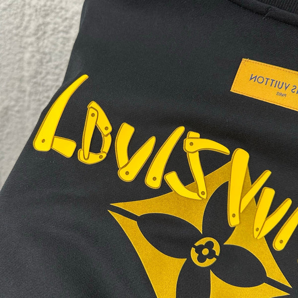 LV Long-Sleeve Crew Neck Sweatshirt 492219