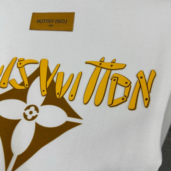 LV Long-Sleeve Crew Neck Sweatshirt 492217