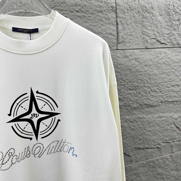 LV Long-Sleeve Crew Neck Sweatshirt 492209