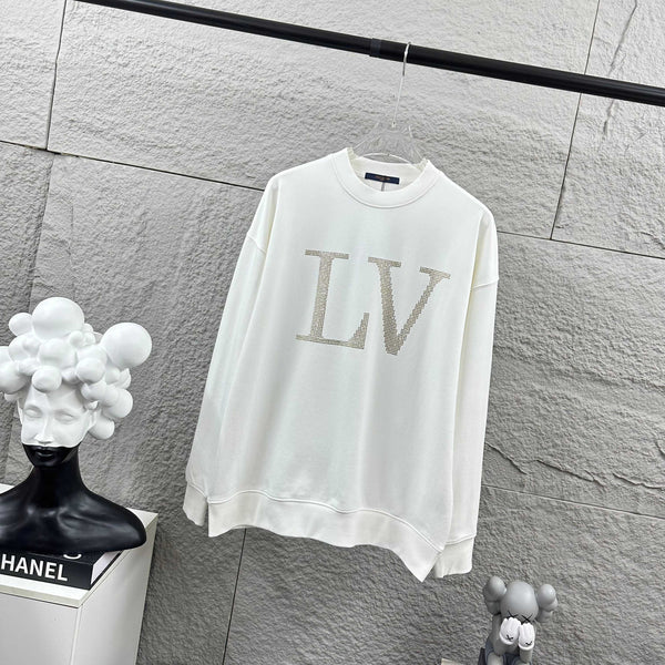 LV Long-Sleeve Crew Neck Sweatshirt 492179