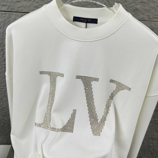 LV Long-Sleeve Crew Neck Sweatshirt 492179