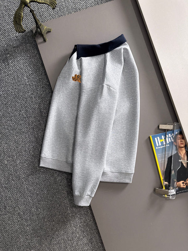 LV 25SS Lapel Sweatshirt Long Sleeve 494414