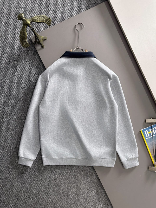 LV 25SS Lapel Sweatshirt Long Sleeve 494414