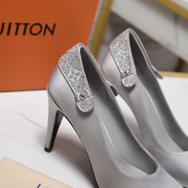 LV 26ss Legacy Pumps 95 Silver in Cowhide 600648