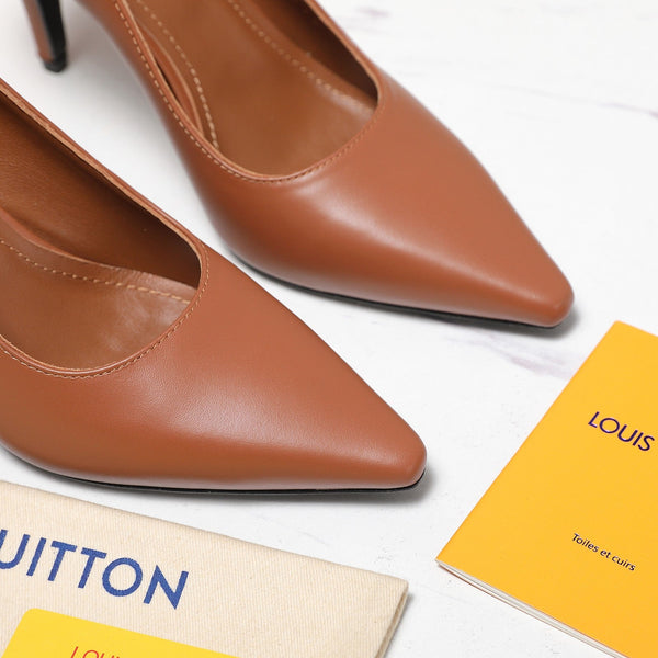 LV 26ss Legacy Pumps 95 Monogram Brown in Cowhide 600651