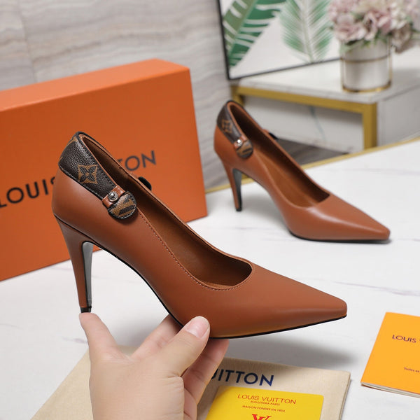 LV 26ss Legacy Pumps 95 Monogram Brown in Cowhide 600651