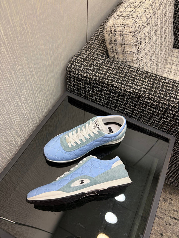 Chanel 26 Quilted Sneaker Blue in Lambskin 602468