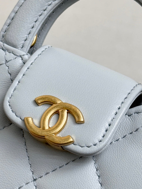 CC 26 Mini Kelly Bag 10 Blue in Sheepskin