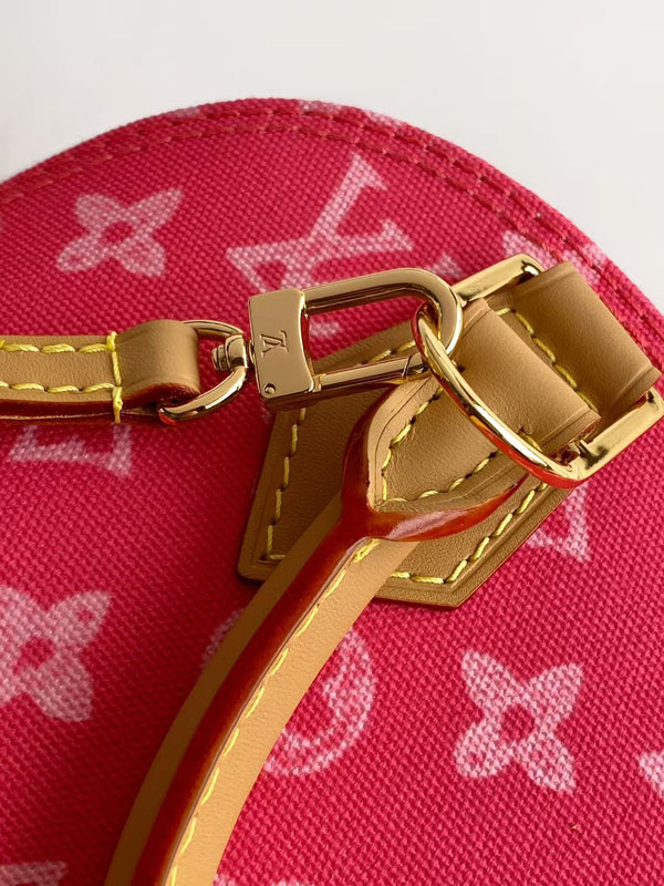 LV M28272 Alma BB Fuchsia Monogram Canvas