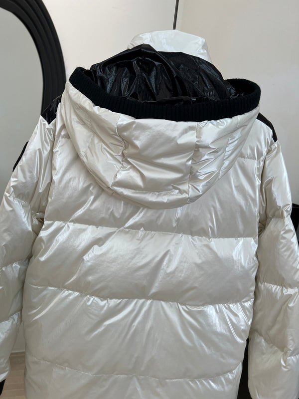 CHANEL SKI DOWN JACKET WHITE IN NYLON 841064
