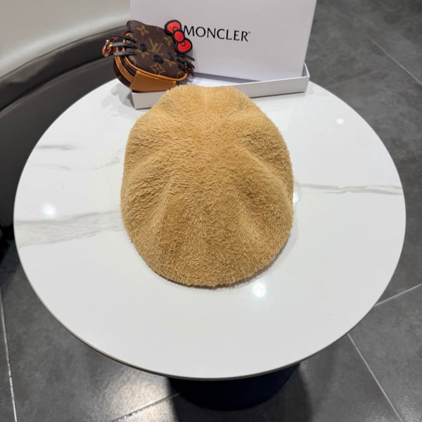 Prada 25 Iceland Beret Women's Camel in Plush 125814