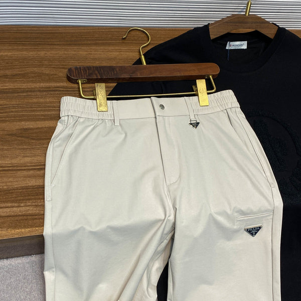 PRA26SS Straight-Leg Pants White in Cotton 152601