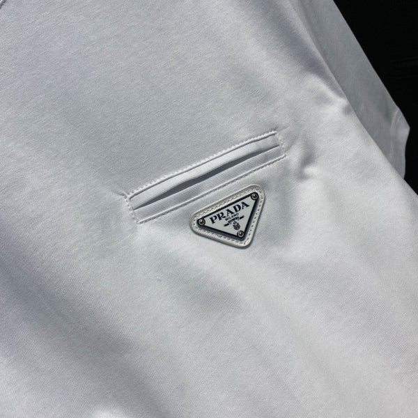 PRA26SS Neck Short-Sleeve T-Shirt in Cotton 963420