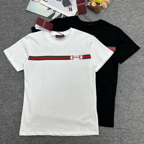 GG Featuring a Letter Stripe Print T-shirt in Cotton 138425