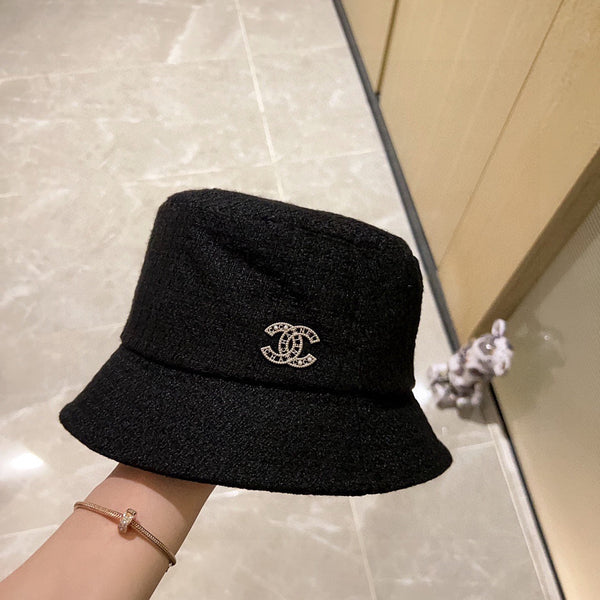 Chanel Fisherman's Hat Black in Cloth 197684