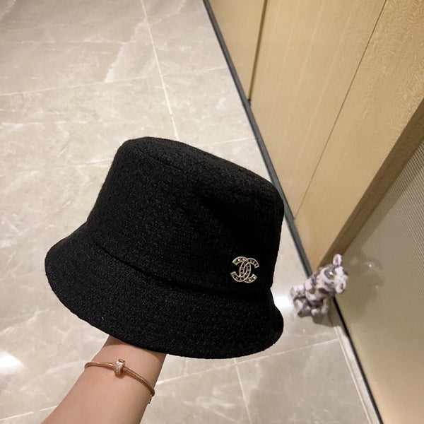 Chanel Fisherman's Hat Black in Cloth 197684