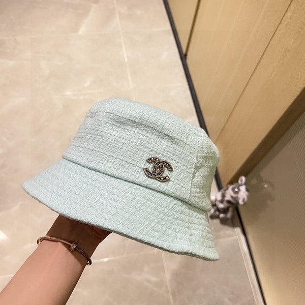 Chanel Fisherman's Hat Mint Green in Cloth 197683