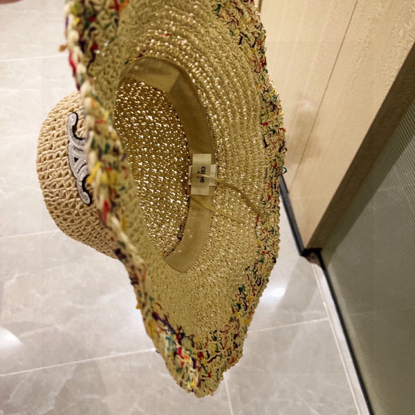 Celine Fisherman's Hat Beige in Straw 197689