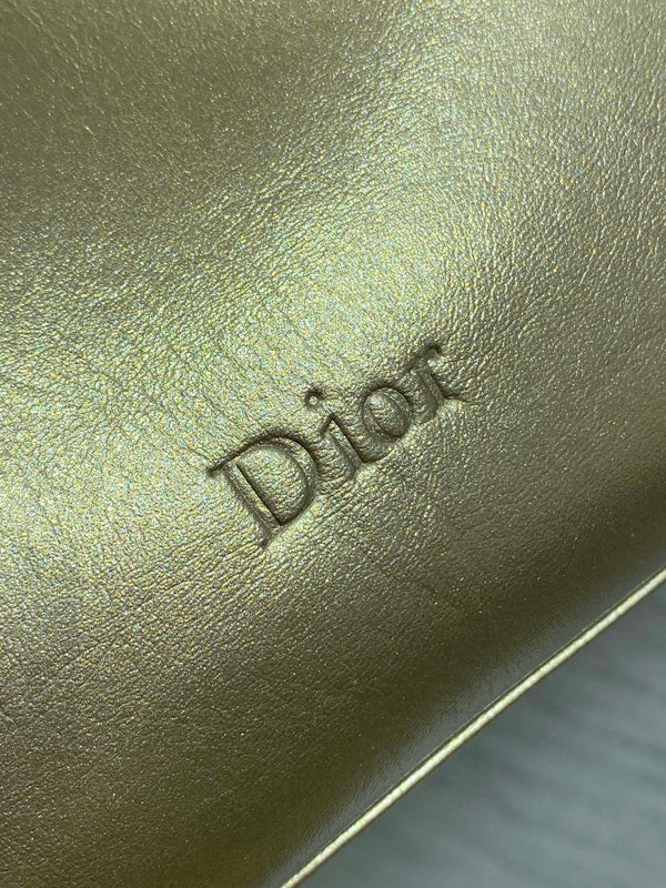 Dior 26 Bow Chain Bag in Gold Lambskin