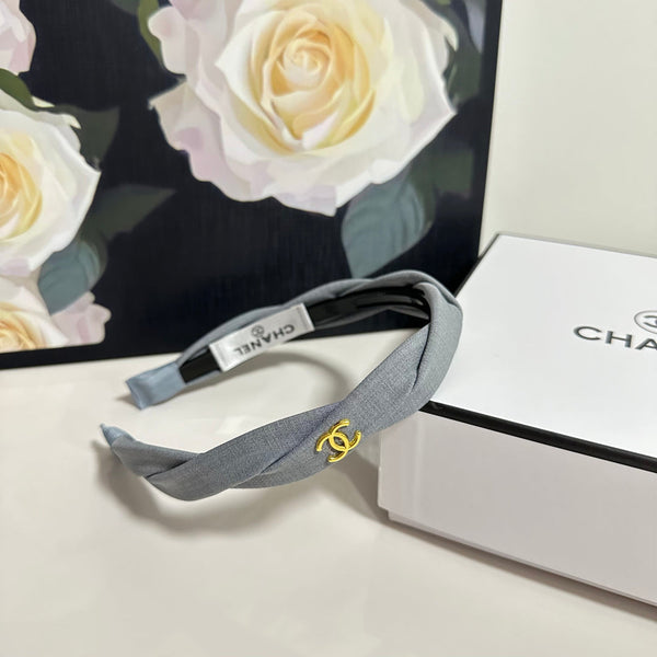 Chanel Headband Grey in Cloth 201912