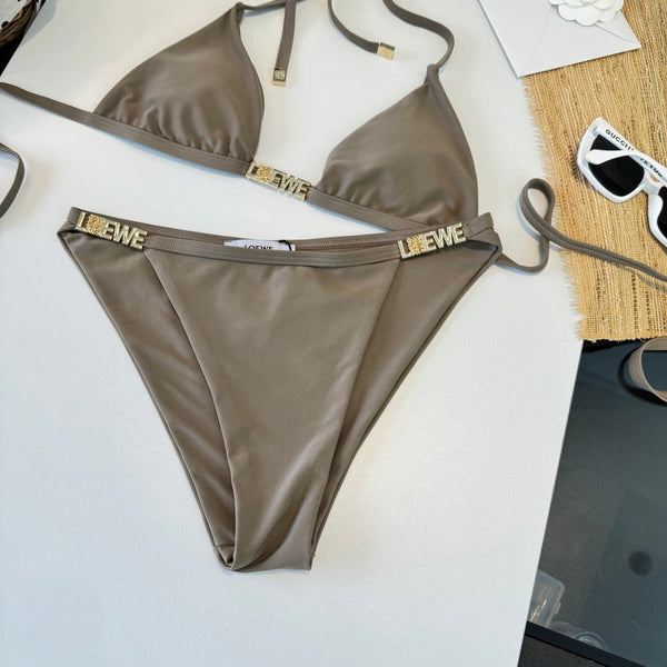 Loewe Bikini Swimsuit Grey in Cotton 20459
