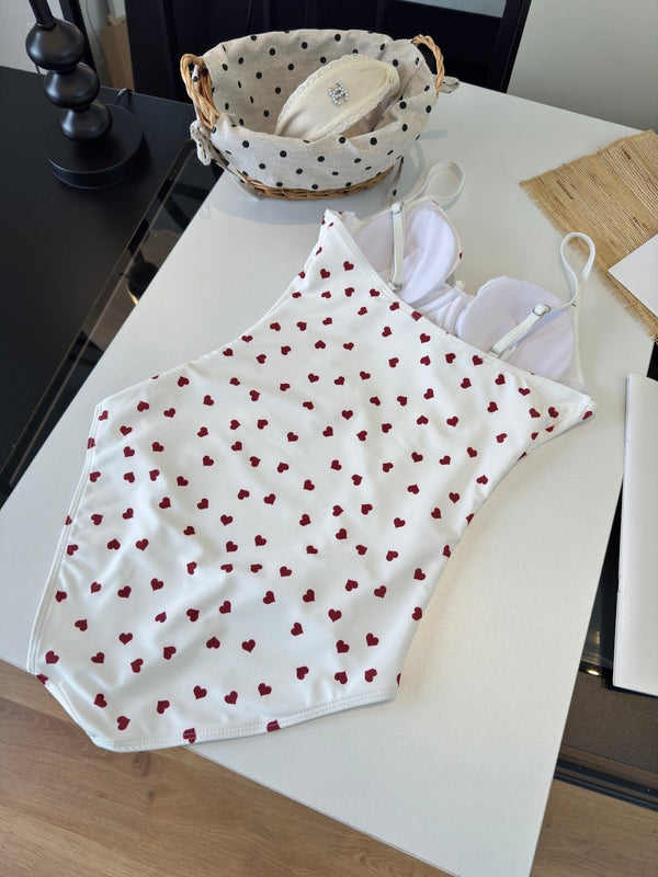 Miumiu One-Piece Swimsuit White in Cotton polyester 204709