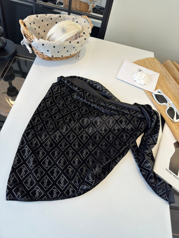 YSL Bikini Swimsuit Black in Cotton 187428