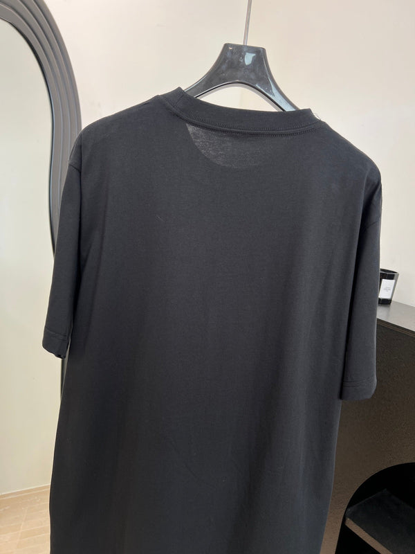 Dior Logo Short-Sleeve T-Shirt Black in Cotton 197839