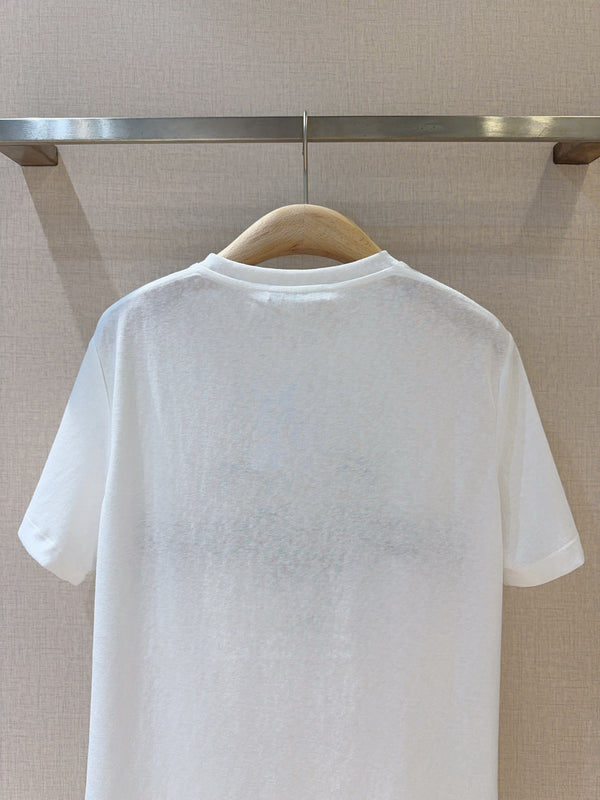 Dior T-shirt White in Cotton 193354